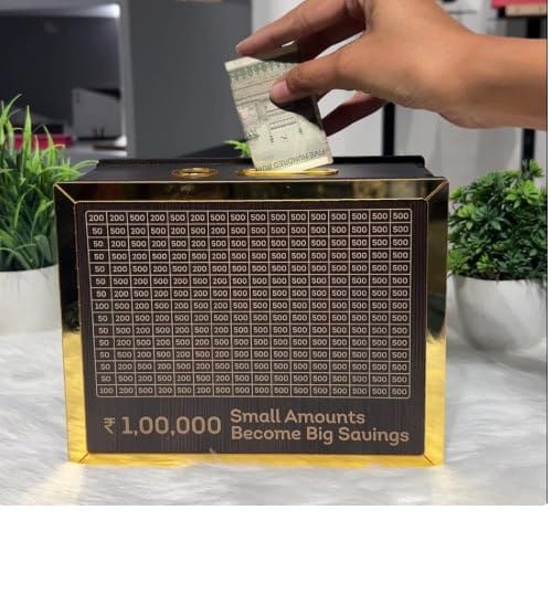 Savings Challenge Piggy Bank